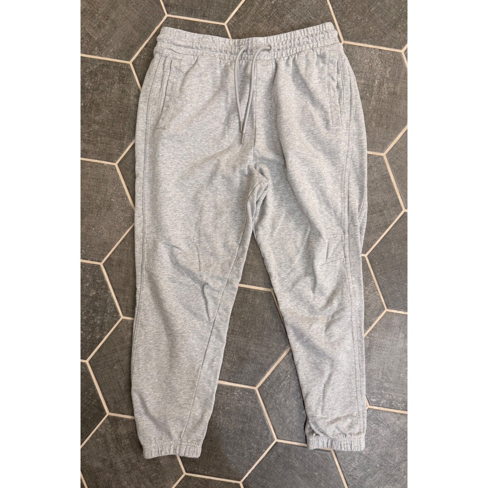 Gymshark Sweatpants Medium Gray Heather Joggers Athletic Lounge Pockets
